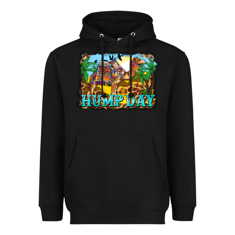 Hump Day Camel And Desert Heavyweight Hoodie by BarkalooDesign | Teevron