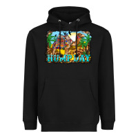Black hump day camel and desert Heavyweight Hoodie - BarkalooDesign