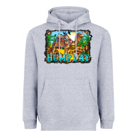 Heather Grey hump day camel and desert Heavyweight Hoodie - BarkalooDesign