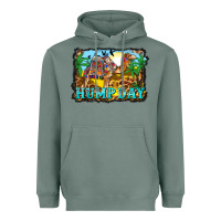 Sage hump day camel and desert Heavyweight Hoodie - BarkalooDesign