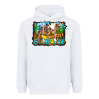 White hump day camel and desert Heavyweight Hoodie - BarkalooDesign