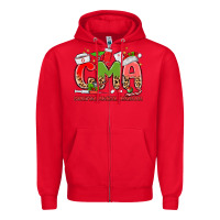 Red cma certified medical assistant Zipper Hoodie - MaliasSmallBusiness