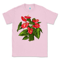 Bubblegum Pink anthurium Classic Tee - LillyAllenDesigns