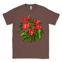 Chestnut anthurium Classic Tee - LillyAllenDesigns