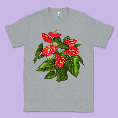 Anthurium Classic Tee Designed By Lillyallendesigns