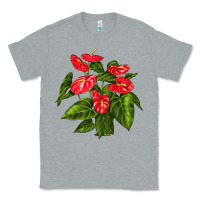 Heather Grey anthurium Classic Tee - LillyAllenDesigns