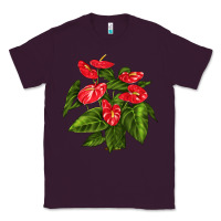 Plum anthurium Classic Tee - LillyAllenDesigns