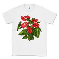 White anthurium Classic Tee - LillyAllenDesigns