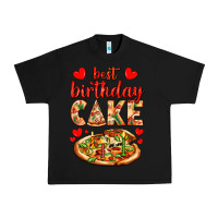 Black best birthday cake pizza Urban Heavy Tee - AdoDesignShop