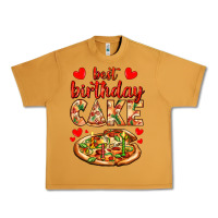Peanut Butter best birthday cake pizza Urban Heavy Tee - AdoDesignShop