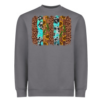 Storm sunflower cactus leopard brushstroke Heavyweight Sweatshirt - AdoDesignShop
