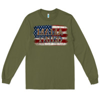Army Green Mama Tried Long Sleeve Tee - Jasminsmagicworld