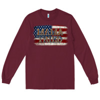 Burgundy Mama Tried Long Sleeve Tee - Jasminsmagicworld