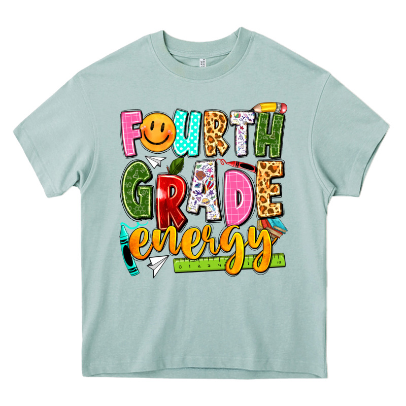 Fourth Grade Energy Heavy Core Tee by texasbilliewilder | Teevron