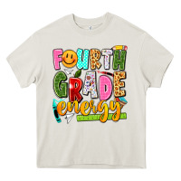 Cream fourth grade energy Heavy Core Tee - texasbilliewilder