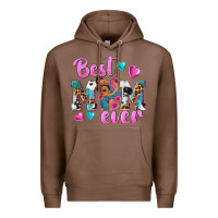 Chestnut Best Mom Ever Afro Woman Premium Hoodie - texasbilliewilder