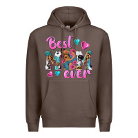 Coffee Best Mom Ever Afro Woman Premium Hoodie - texasbilliewilder