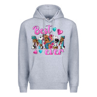 Heather Grey Best Mom Ever Afro Woman Premium Hoodie - texasbilliewilder