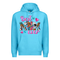 Ocean Blue Best Mom Ever Afro Woman Premium Hoodie - texasbilliewilder