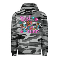 Slate Camo Best Mom Ever Afro Woman Premium Hoodie - texasbilliewilder