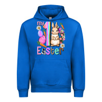 Cobalt My first Easter Girl Easter Day Urban Hoodie - HowdyJamesFarm