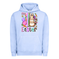 Pigment Grape Ice My first Easter Girl Easter Day Urban Hoodie - HowdyJamesFarm