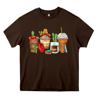 Chocolate Brown spanish teacher coffee cups Heavy Core Tee - Zillion Design Studio
