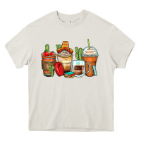 Cream spanish teacher coffee cups Heavy Core Tee - Zillion Design Studio