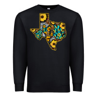 Black Western Texas Map Premium Sweatshirt - Bettercallsaul