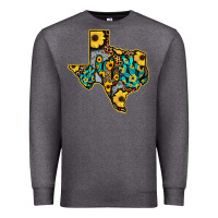 Charcoal Heather Western Texas Map Premium Sweatshirt - Bettercallsaul