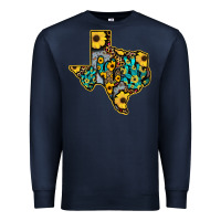Navy Western Texas Map Premium Sweatshirt - Bettercallsaul