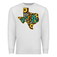 Oatmeal Heather Western Texas Map Premium Sweatshirt - Bettercallsaul