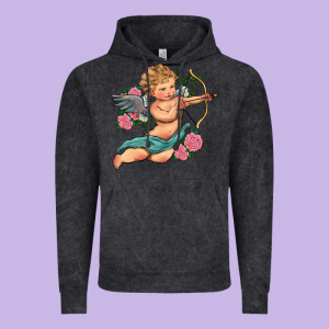 Cupid Valentine's Day Vintage Hoodie Designed By Ranaportraitstore
