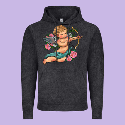 Cupid Valentine's Day Vintage Hoodie Designed By Ranaportraitstore