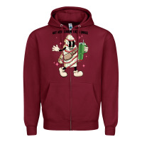 Burgundy out here lookin like a snack Zipper Hoodie - MaliasSmallBusiness