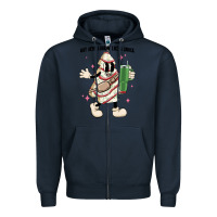 Navy out here lookin like a snack Zipper Hoodie - MaliasSmallBusiness