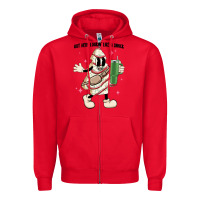 Red out here lookin like a snack Zipper Hoodie - MaliasSmallBusiness