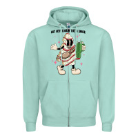 Seafoam out here lookin like a snack Zipper Hoodie - MaliasSmallBusiness