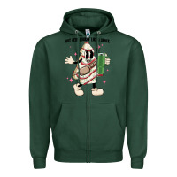 Sports Green out here lookin like a snack Zipper Hoodie - MaliasSmallBusiness