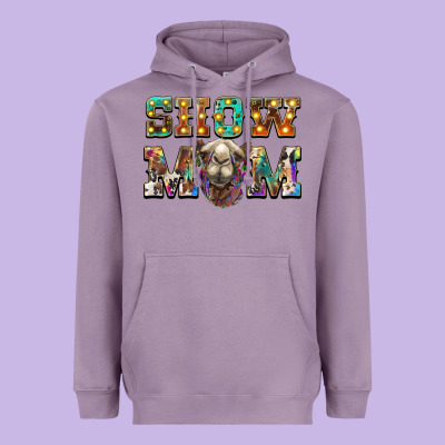 Show Mom Camel Heavyweight Hoodie Designed By Barkaloodesign