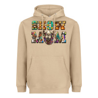 Mushroom show mom camel Heavyweight Hoodie - BarkalooDesign