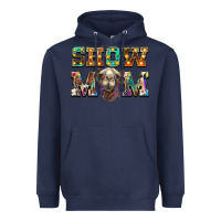 Navy show mom camel Heavyweight Hoodie - BarkalooDesign