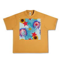 Peanut Butter patriotic fireworks and sunflower Urban Heavy Tee - BundleAndBundleShop