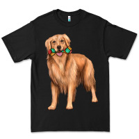 Black golden retriever with toys Premium Tee - texasbilliewilder