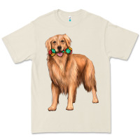 Bone golden retriever with toys Premium Tee - texasbilliewilder