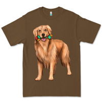 Cacao golden retriever with toys Premium Tee - texasbilliewilder