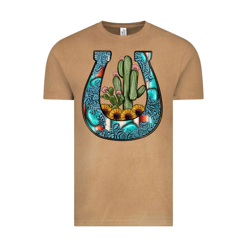 Cactus Horseshoe Vintage Tee by JahusDesignShop | Teevron