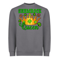Storm shamrock queen crown leopard glitter Heavyweight Sweatshirt - Artiststas