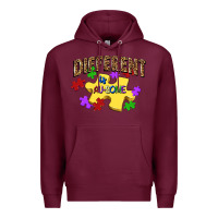 Burgundy different is au some Premium Hoodie - JahusDesignShop