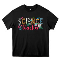 Black science teacher Heavy Core Tee - Zillion Design Studio